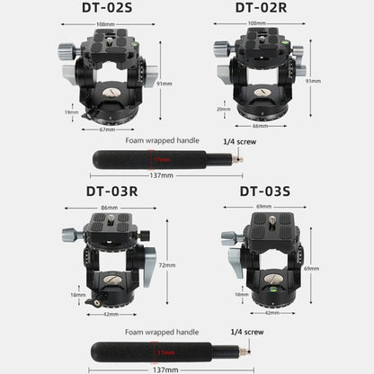 BEXIN DT-03S/S 360 Degree Panorama Heavy Duty Tripod Action Fluid Drag Head with Quick Release Plate - Tripod Heads by BEXIN | Online Shopping UK | buy2fix