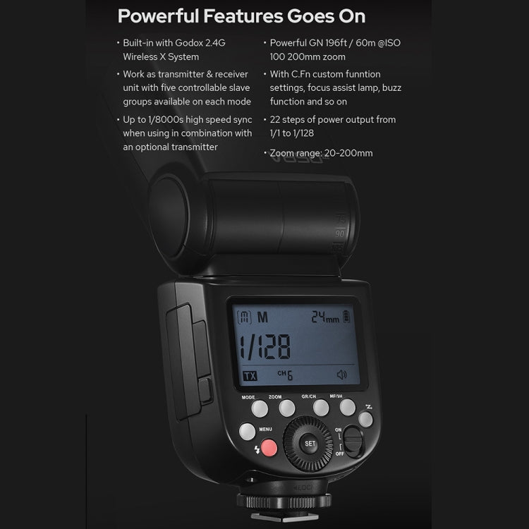 Godox V850III 2.4GHz Wireless Flash Speedlite Camera Light(US Plug) - Shoe Mount Flashes by Godox | Online Shopping UK | buy2fix