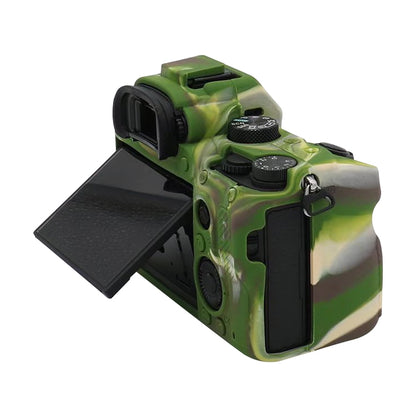 For Sony  A7III / A7S3 / A7RIII / A7SIII Soft Silicone Protective Case(Camouflage) - Camera Accessories by buy2fix | Online Shopping UK | buy2fix