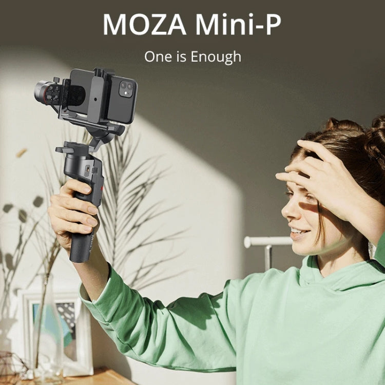 MOZA Mini-P 3 Axis Handheld Gimbal Stabilizer for Action Camera and Smart Phone(Black) - Camera Accessories by MOZA | Online Shopping UK | buy2fix