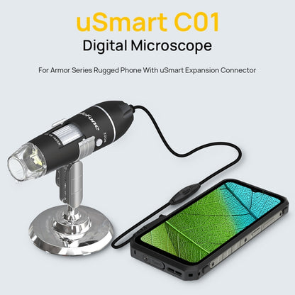 Ulefone uSmart C01 Wired Digital Microscope for Ulefone Armor 18 Series / 9 / 9E & Power Armor 16 Series / 13(Black) - Consumer Electronics by Ulefone | Online Shopping UK | buy2fix