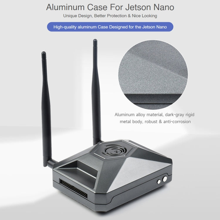 Waveshare Aluminum Case Type F for Jetson Nano Development Kit - Consumer Electronics by WAVESHARE | Online Shopping UK | buy2fix