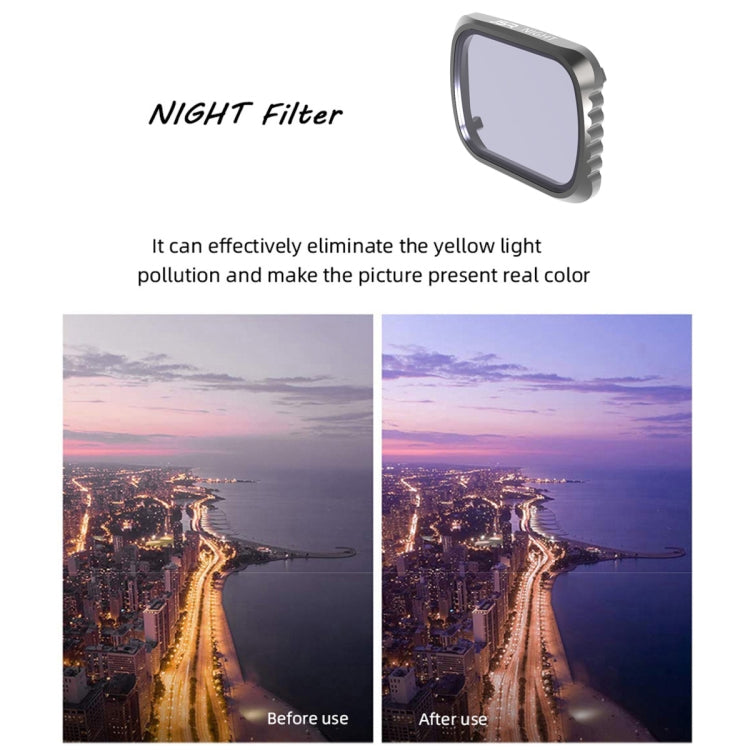 JSR KS 8 in 1 UV + CPL + ND8 + ND16 + ND32 + ND64 + STAR + NIGHT Lens Filter for DJI Air 2S, Aluminum Frame - Lens Filter by JSR | Online Shopping UK | buy2fix