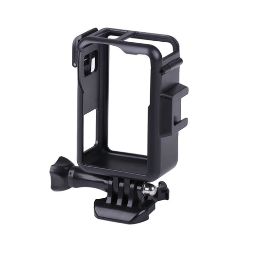 For DJI Osmo Action 3 Vertical Plastic Protective Frame Cage with Cold Shoes (Black) - Protection Frame by buy2fix | Online Shopping UK | buy2fix