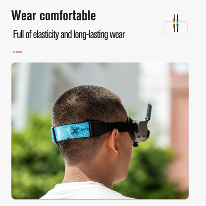 For DJI Avata Goggles 2 STARTRC Headband Elastic Straps(Blue) - Other Accessories by STARTRC | Online Shopping UK | buy2fix