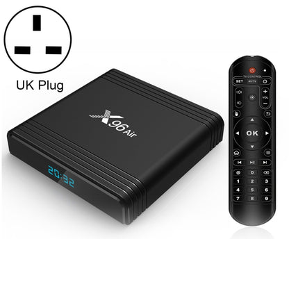 X96 Air 8K Smart TV BOX Android 9.0 Media Player with Remote Control, Quad-core Amlogic S905X3, RAM: 2GB, ROM: 16GB, Dual Band WiFi, UK Plug - Consumer Electronics by buy2fix | Online Shopping UK | buy2fix