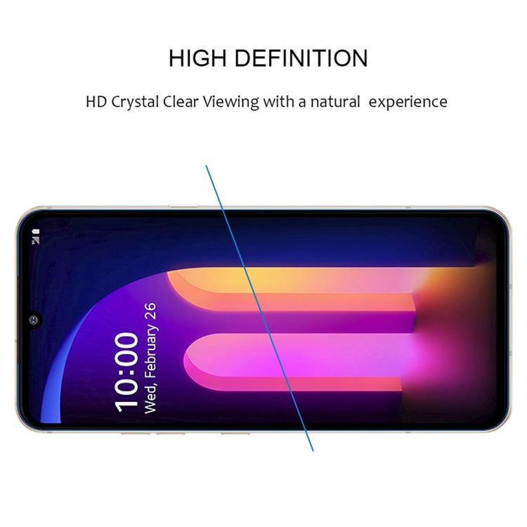 For LG V60 ThinQ 5G Full Glue Full Screen Tempered Glass Film - LG Tempered Glass by buy2fix | Online Shopping UK | buy2fix