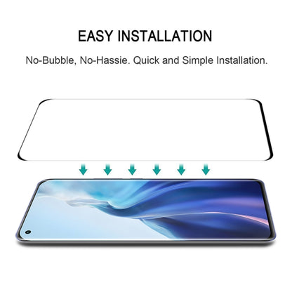 For Xiaomi Mi 11 / 11 Ultra (Edge Glue) 9H HD 3D Curved Edge Tempered Glass Film(Black) - Xiaomi Accessories by buy2fix | Online Shopping UK | buy2fix