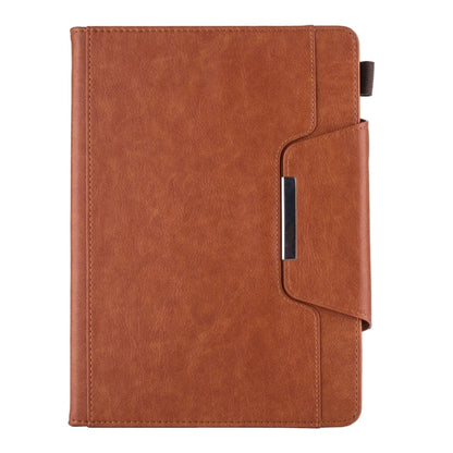 For iPad 10.2 2021 / 2020 / 2019 Business Style Horizontal Flip Leather Case with Holder & Card Slot & Photo Frame & Wallet(Brown) - Apple Accessories by buy2fix | Online Shopping UK | buy2fix