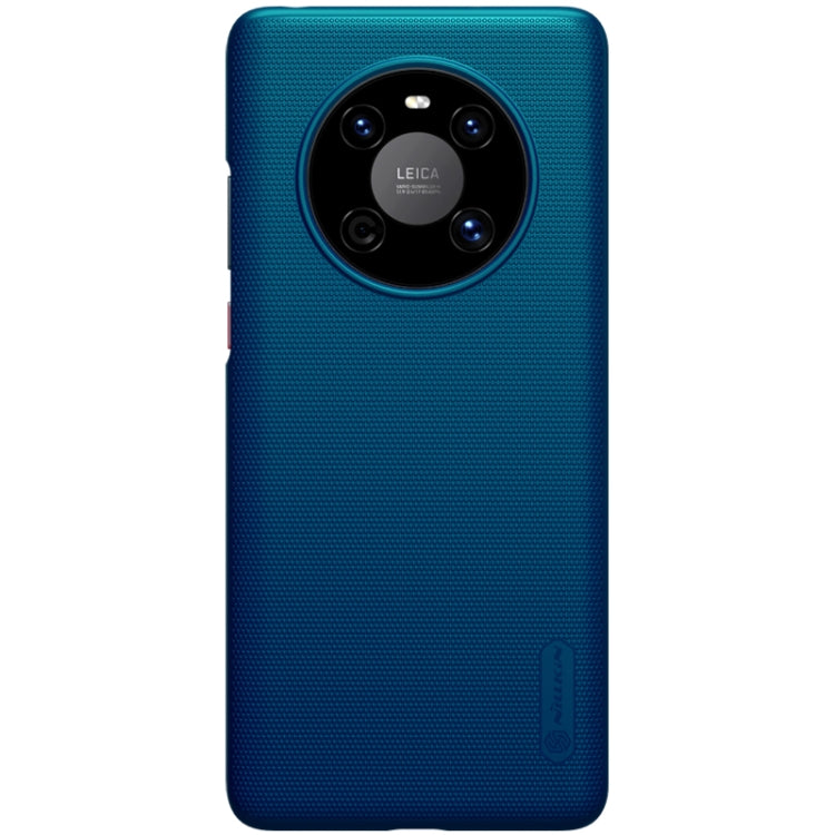 For Huawei Mate 40 NILLKIN Frosted Concave-convex Texture PC Protective Case(Peacock Blue) - Huawei Cases by NILLKIN | Online Shopping UK | buy2fix