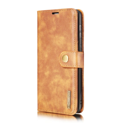 For Samsung Galaxy S21 5G DG.MING Crazy Horse Texture Flip Detachable Magnetic Leather Case with Holder & Card Slots & Wallet(Brown) - Galaxy S21 5G Cases by DG.MING | Online Shopping UK | buy2fix