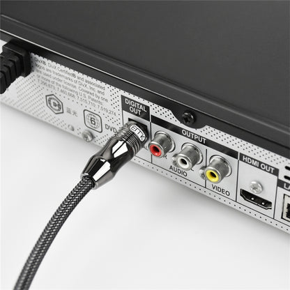 EMK OD6.0mm 3.5mm Digital Sound Toslink to Mini Toslink Digital Optical Audio Cable, Length:2m -  by EMK | Online Shopping UK | buy2fix