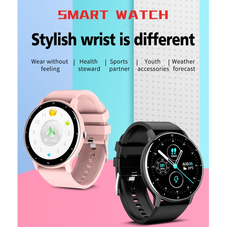 ZL02 1.28 inch Touch Screen IP67 Waterproof Smart Watch, Support Blood Pressure Monitoring / Sleep Monitoring / Heart Rate Monitoring(Black) - Smart Wear by buy2fix | Online Shopping UK | buy2fix