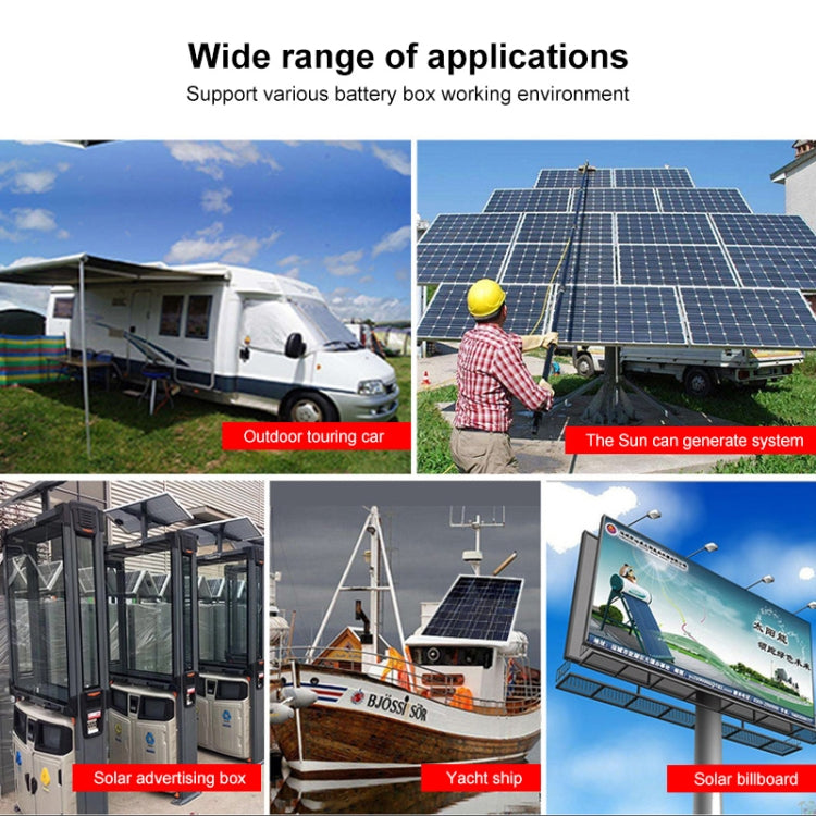 MPPT Solar Controller 12V / 24V / 48V Automatic Identification Charging Controller with Dual USB Output, Model:80A - Others by buy2fix | Online Shopping UK | buy2fix