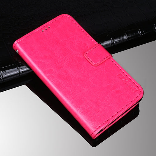 For Umidigi Bison GT idewei Crazy Horse Texture Horizontal Flip Leather Case with Holder & Card Slots & Wallet(Rose Red) - More Brand by idewei | Online Shopping UK | buy2fix