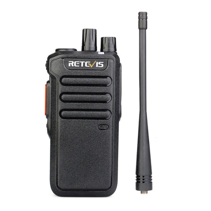 RETEVIS RT43 5W UHF 400-480MHz 32CHS DMR Digital Two Way Radio Handheld Walkie Talkie, EU Plug(Black) - Handheld Walkie Talkie by RETEVIS | Online Shopping UK | buy2fix