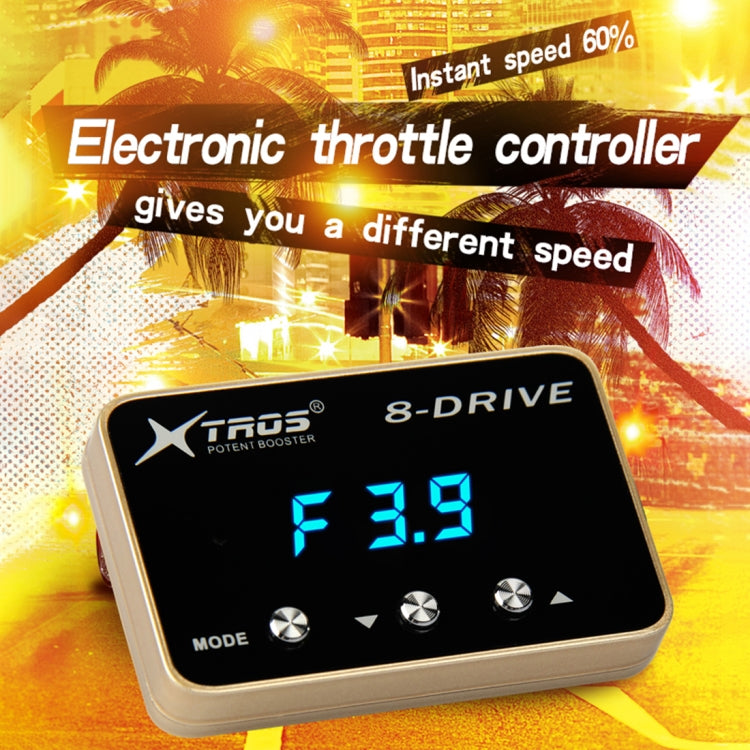For Toyota Hilux Vigo 2006-2016 TROS 8-Drive Potent Booster Electronic Throttle Controller Speed Booster - In Car by TROS | Online Shopping UK | buy2fix