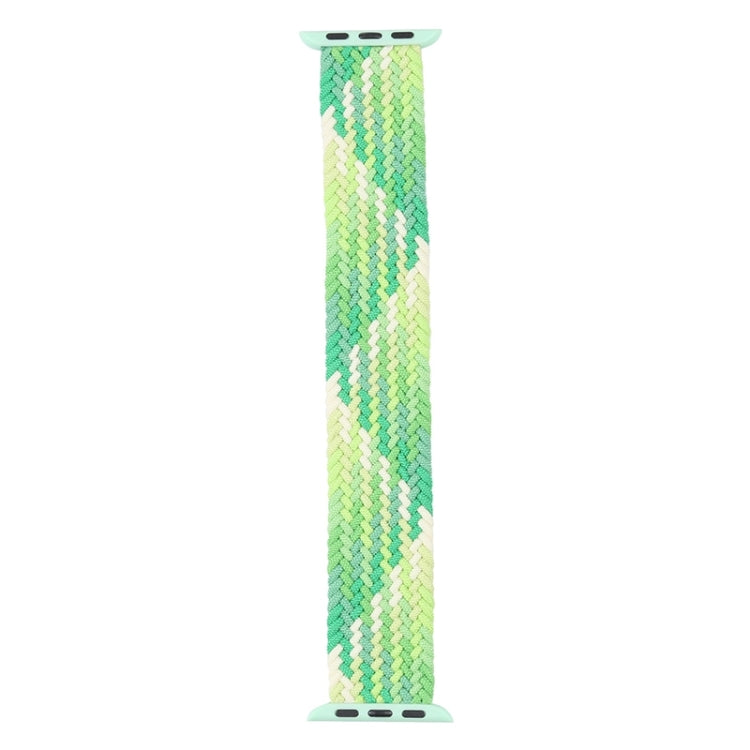 Single Loop Weaving Nylon Watch Band, Size: S 145mm For Apple Watch Ultra 49mm&Watch Ultra 2 49mm / Series 9&8&7 45mm / SE 3&SE 2&6&SE&5&4 44mm / 3&2&1 42mm(Lime) - Watch Bands by buy2fix | Online Shopping UK | buy2fix