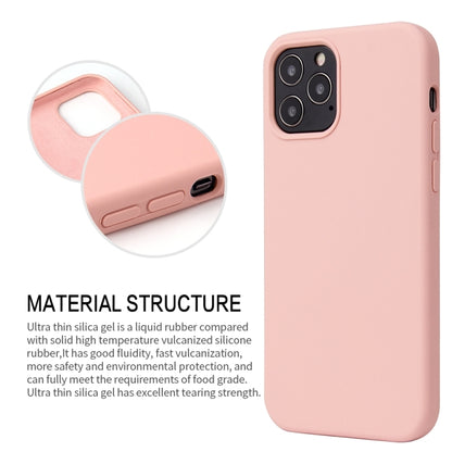 For iPhone 13 Solid Color Liquid Silicone Shockproof Protective Case(Lavender Grey) - iPhone 13 Cases by buy2fix | Online Shopping UK | buy2fix