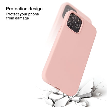 For iPhone 13 Solid Color Liquid Silicone Shockproof Protective Case(Lavender Grey) - iPhone 13 Cases by buy2fix | Online Shopping UK | buy2fix