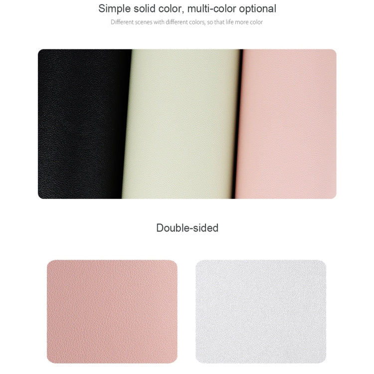 ZD01 Double-sided PU Mouse Pad Table Mat, Size: 90 x 40cm(Pink+Silver) - Mouse Pads by buy2fix | Online Shopping UK | buy2fix