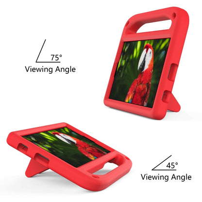 For Samsung Galaxy Tab A7 Lite 8.7 SM-T220 / SM-T225 Handle Portable EVA Shockproof Anti Falling Protective Case with Triangle Holder(Red) - Tab A7 Lite T220 / T225 by buy2fix | Online Shopping UK | buy2fix