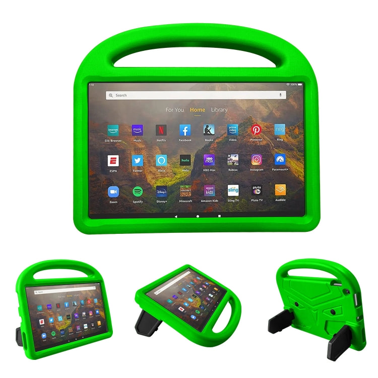 For Amazon Kindle Fire HD 10 2020/2019/2017 Sparrow Style EVA Material Children Shockproof Protective Case(Green) - Amazon by buy2fix | Online Shopping UK | buy2fix