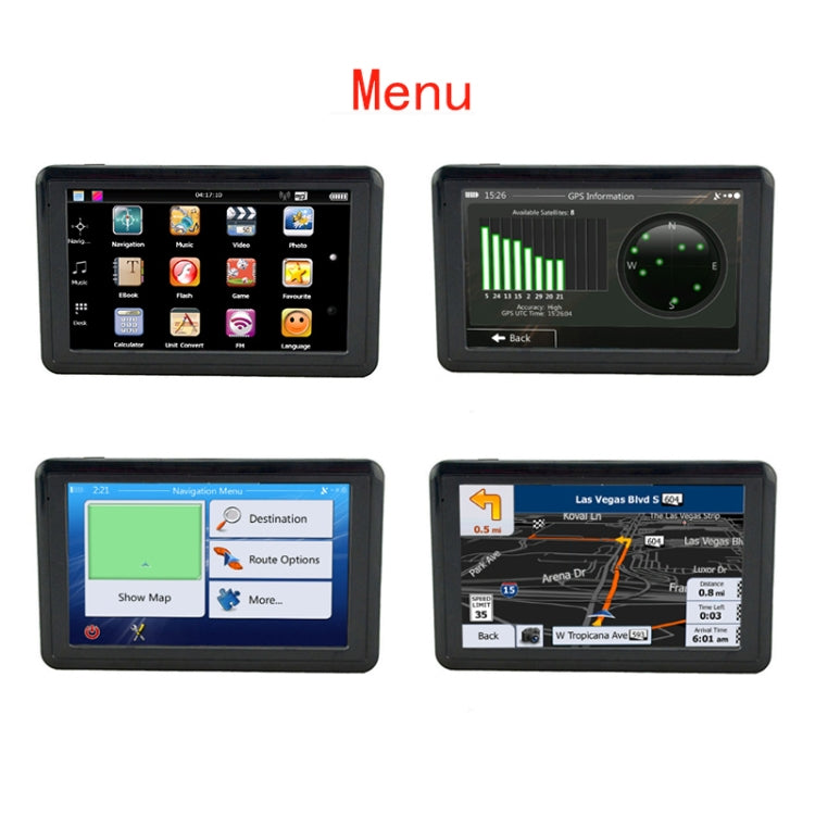 Q5 Car 5 inch HD TFT Touch Screen GPS Navigator Support TF Card / MP3 / FM Transmitter, Specification:Southeast Asia Map - In Car by buy2fix | Online Shopping UK | buy2fix