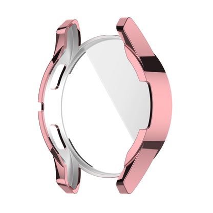 For Samung Galaxy Watch4 40mm Full Coverage TPU Electroplating Protective Case Cover(Pink) - Smart Wear by buy2fix | Online Shopping UK | buy2fix
