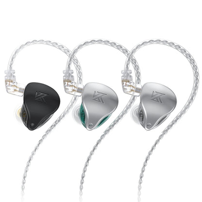KZ AST 24-unit Balance Armature Monitor HiFi In-Ear Wired Earphone No Mic(Silver) - In Ear Wired Earphone by KZ | Online Shopping UK | buy2fix