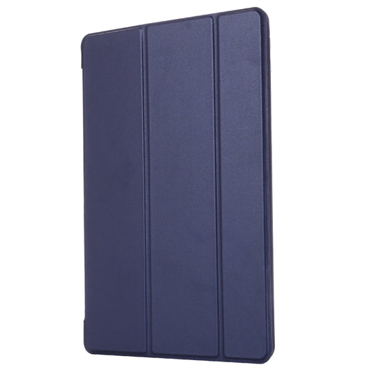 For iPad 10.2 2021 / 2020 / 2019 GEBEI Shockproof Horizontal Flip Leather Case with Three-folding Holder(Royal Blue) - iPad 10.2 Cases by GEBEI | Online Shopping UK | buy2fix