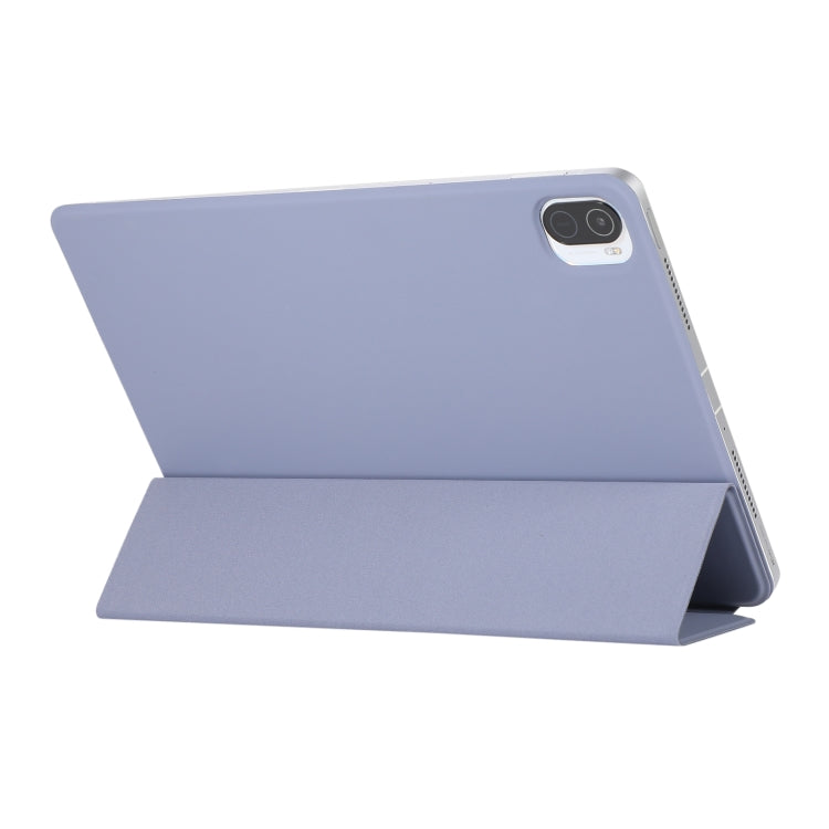 For Xiaomi Pad 5 / Pad 5 Pro Solid Color Magnetic Horizontal Flip Leather Case with Holder(Black) - Xiaomi Accessories by buy2fix | Online Shopping UK | buy2fix