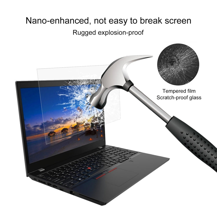 Laptop Screen HD Tempered Glass Protective Film For ThinkPad ThinkBook 15 15.6 inch - Computer & Networking by buy2fix | Online Shopping UK | buy2fix