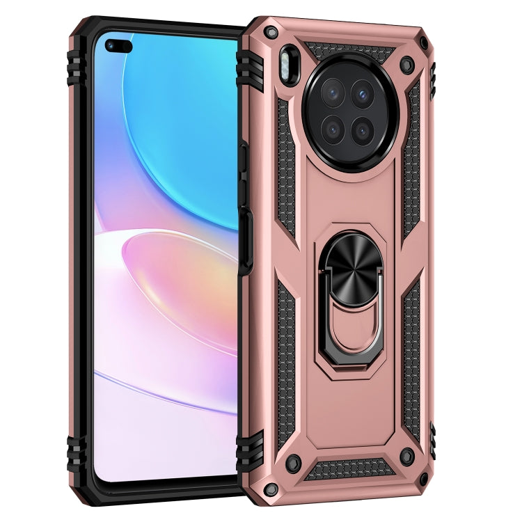 For Huawei nova 8i Shockproof TPU + PC Phone Case with 360 Degree Rotating Holder(Rose Gold) - Mobile Accessories by buy2fix | Online Shopping UK | buy2fix