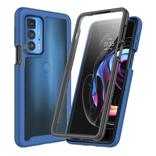 For Motorola Edge 20 Pro Starry Sky PC + TPU Phone Case with PET Film(Royal Blue) - Motorola Cases by buy2fix | Online Shopping UK | buy2fix