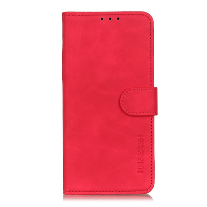 For vivo Y76 5G / Y76s 5G KHAZNEH Retro Texture Horizontal Flip Leather Phone Case(Red) - vivo Cases by buy2fix | Online Shopping UK | buy2fix