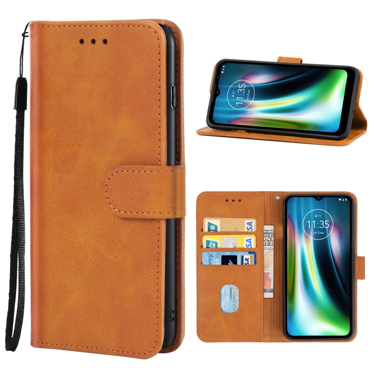 Leather Phone Case For Motorola Moto Defy 2021(Brown) - Motorola Cases by buy2fix | Online Shopping UK | buy2fix