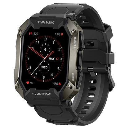 TANK M1 1.72 TFT Screen Smart Watch, Support Sleep Monitoring / Heart Rate Monitoring(Black) - Smart Wear by buy2fix | Online Shopping UK | buy2fix