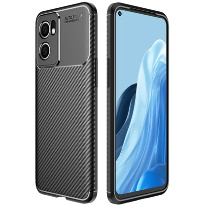 For OnePlus Nord CE 2 5G Carbon Fiber Texture Shockproof TPU Phone Case(Black) - OnePlus Cases by buy2fix | Online Shopping UK | buy2fix