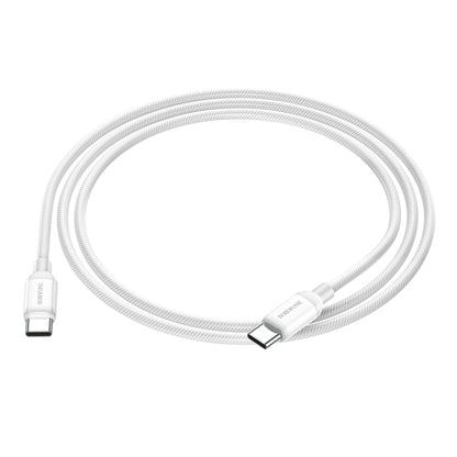 Borofone BX68 100W USB-C / Type-C to Type-C Charging Data Cable, Length:1m(Sliver) -  by Borofone | Online Shopping UK | buy2fix