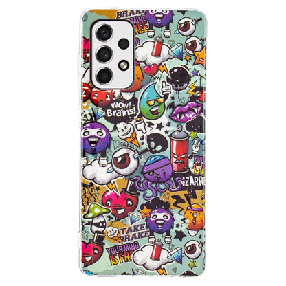 For Samsung Galaxy A33 5G Luminous TPU Protective Phone Case(Graffiti) - Samsung Accessories by buy2fix | Online Shopping UK | buy2fix