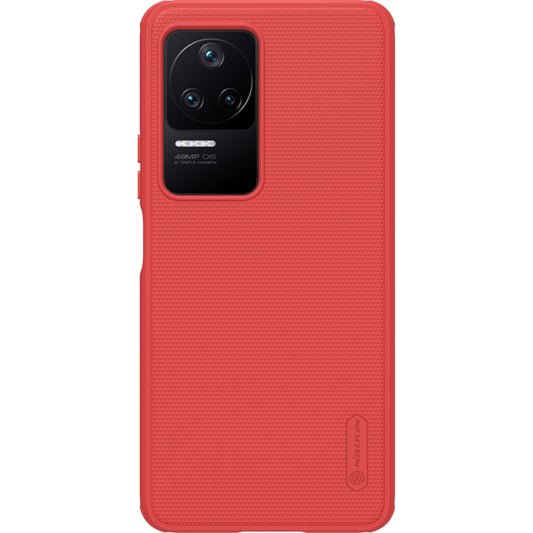 For Xiaomi Redmi K50 / K50 Pro NILLKIN Frosted Shield Pro PC + TPU Phone Case(Red) - Xiaomi Cases by NILLKIN | Online Shopping UK | buy2fix