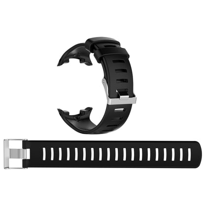 For Sunnto D4 / D4i Novo Diving Watch Silicone Watch Band with Extension Strap(Black) -  by buy2fix | Online Shopping UK | buy2fix