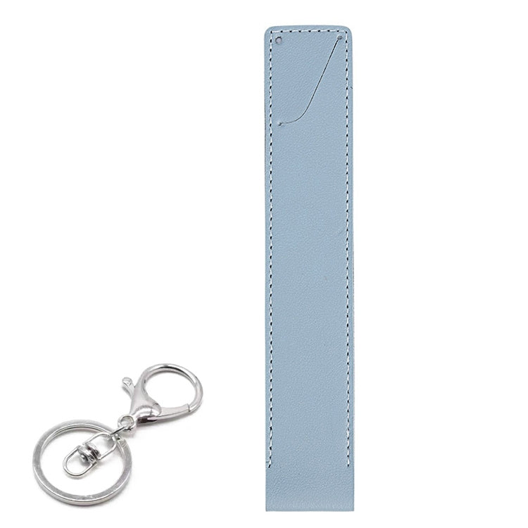 PU Leather Shockproof Protective Case with Metal Buckle for Apple Pencil 1 / 2(Sky Blue) - Pencil Accessories by buy2fix | Online Shopping UK | buy2fix