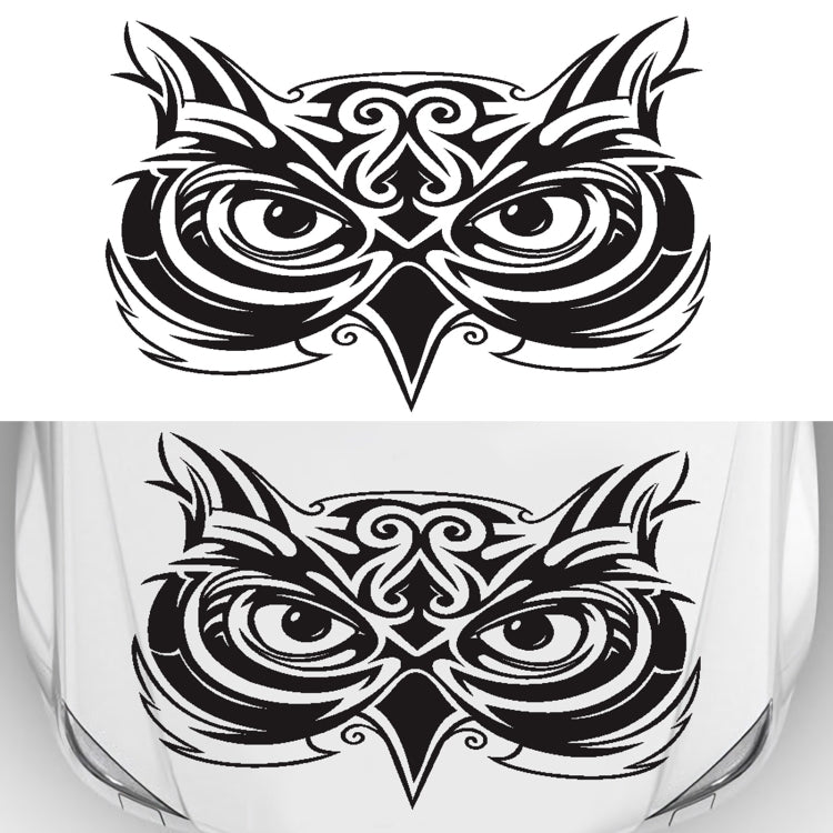 D-921 Eagle Totem Pattern Car Modified Decorative Sticker(Black) - In Car by buy2fix | Online Shopping UK | buy2fix