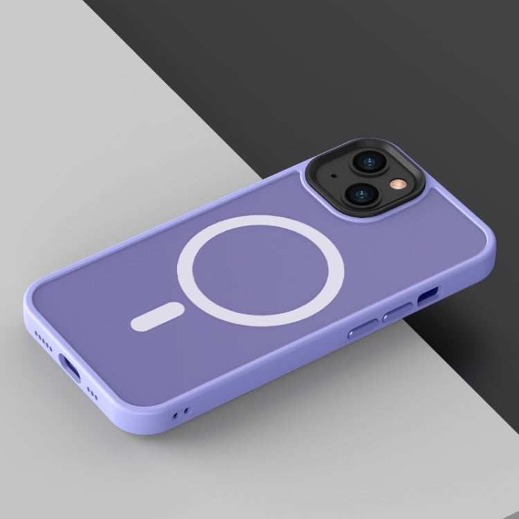 For iPhone 14 Pro Magsafe Magnetic Phone Case(Light Purple) - iPhone 14 Pro Cases by buy2fix | Online Shopping UK | buy2fix