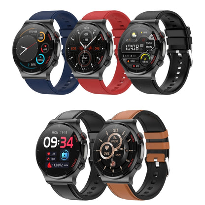 E300 1.32 Inch Screen TPU Watch Strap Smart Health Watch Supports Body Temperature Monitoring, ECG monitoring blood pressure(Red) - Smart Wear by buy2fix | Online Shopping UK | buy2fix