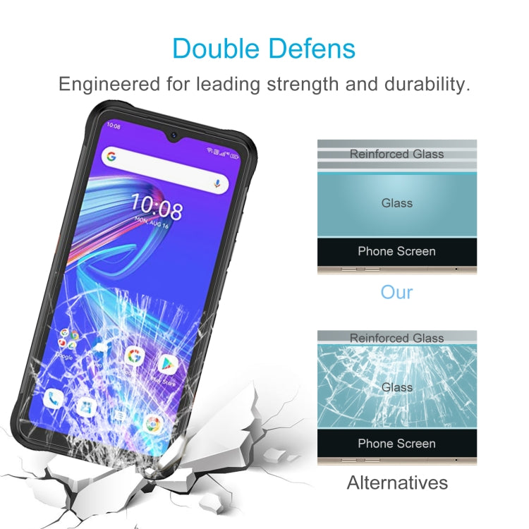 50 PCS 0.26mm 9H 2.5D Tempered Glass Film For UMIDIGI BISON X10S NFC - For Umidigi by buy2fix | Online Shopping UK | buy2fix