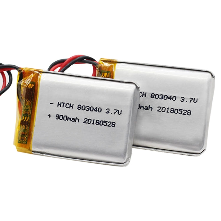 2pcs 803040 900mAh Li-Polymer Battery Replacement - Others by buy2fix | Online Shopping UK | buy2fix