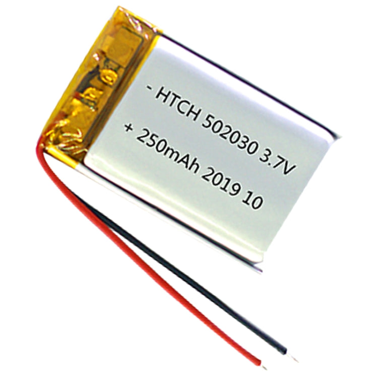 2pcs 502030 250mAh Li-Polymer Battery Replacement - Others by buy2fix | Online Shopping UK | buy2fix